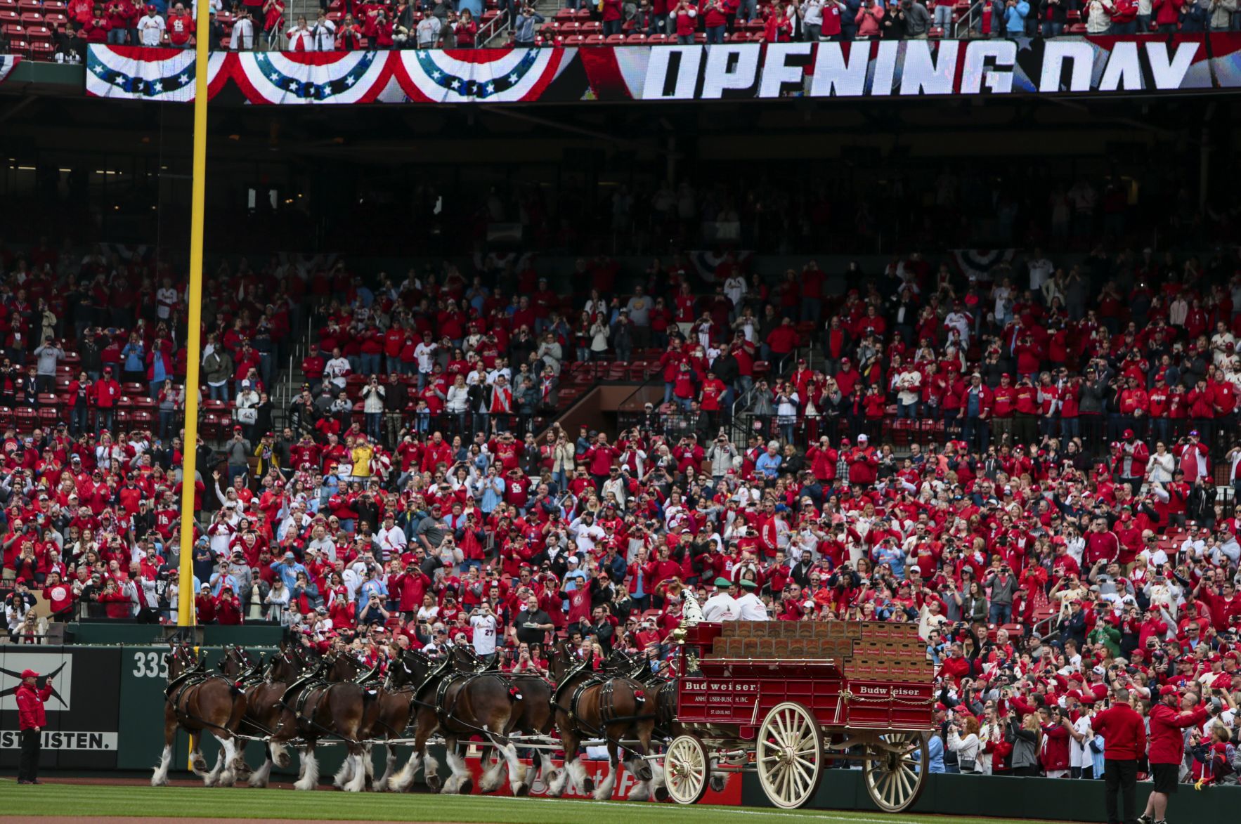 Opening Day at Busch Stadium